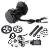 36V 500W Electric Bike Mid Mount Motor Conversion Kit with C961 Black and White Horizontal Panel