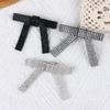 Handmade Pu Rhinestone Bow Brooches For Women Unisex Knot Pins Event Party New Vintage Gifts Backpack Decoration