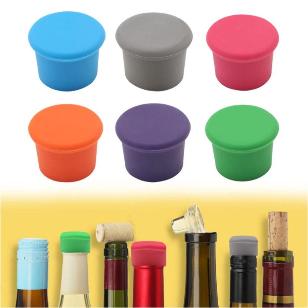 1/6 шт., герметичные крышки для хранения вина, силиконовые аксессуары для бара, портативная пробка для вина