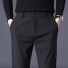 Men's Pants Business Stretch Slim Fit Elastic Waist Jogger Korean Classic Trousers Male