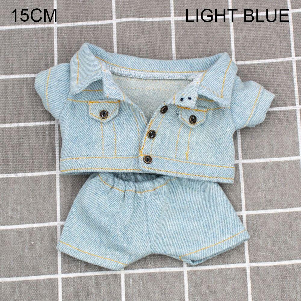 Coat Tops 15cm/20cm Doll Jeans Fashion Cotton Jacket 15cm/20cm Doll Clothes Jeans Clothes Suit