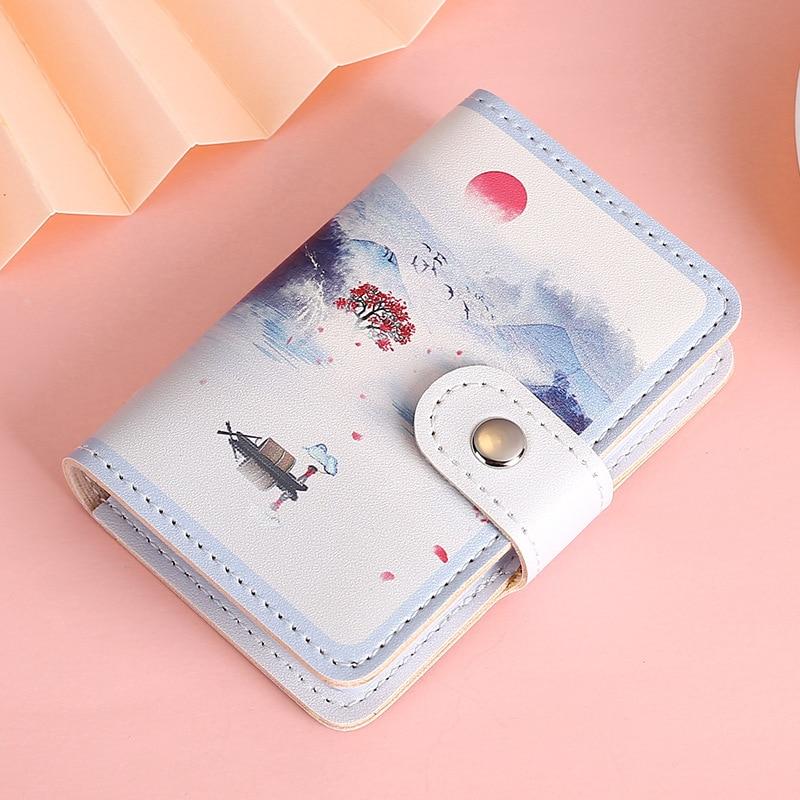 Chinese Card Bags ID Bus Credit Cards Holders Women's Fashion Coin Wallets Storsge Bags Organizer Business Bank Card Cover Case KTY
