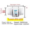 3/4/5 Inch Exhaust Fan Home Silent Inline Pipe Duct Fan Bathroom 220V Extractor Ventilation Kitchen Toilet Wall Air Cleaning