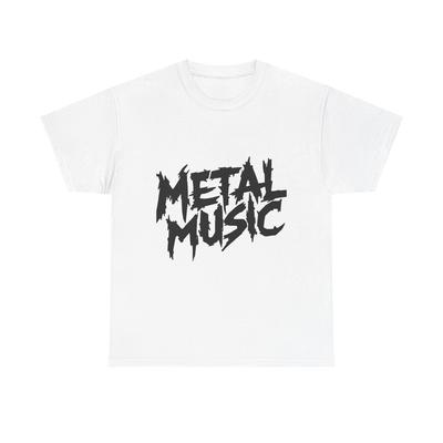 Metal Music T-Shirt | Heavy Metal Typography Tee