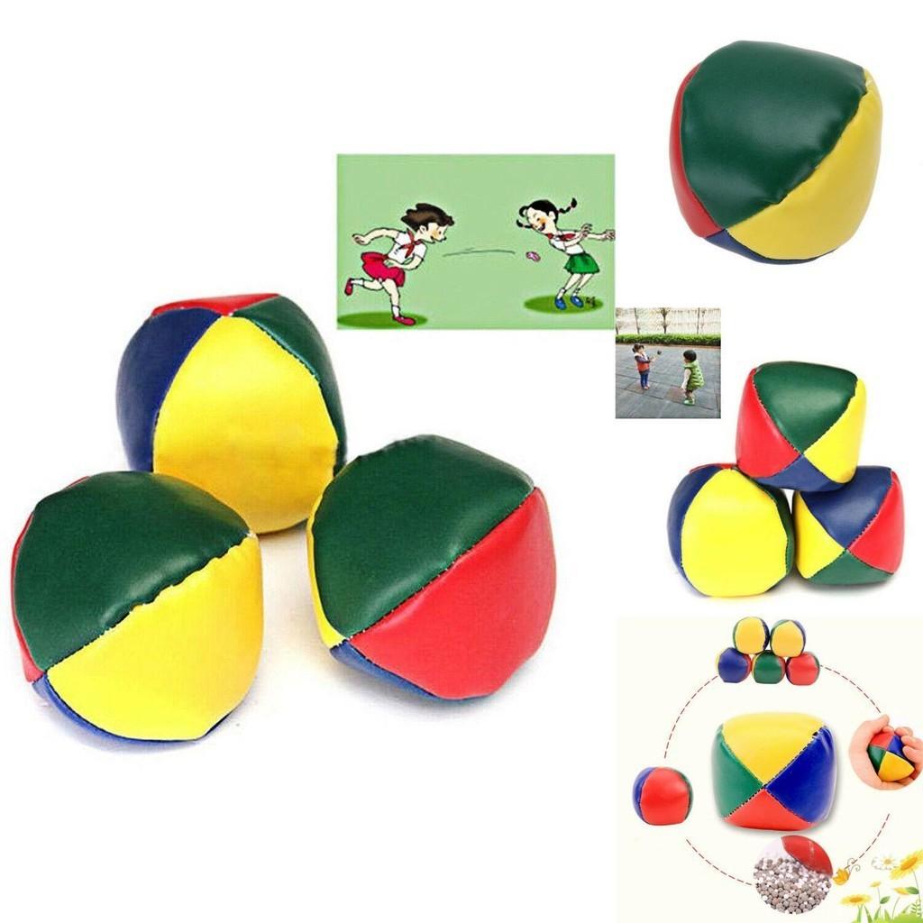 Красочный жонглирующий мяч Классический мешочек с бобами Игрушка для занятий спортом на открытом воздухе для детей Веселые занятия