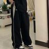Women's Retro Tooling Loose Parachute Sweatpants Korean Style Casual Oversized Sweatpants High Waist Wide Leg Jogging Pants