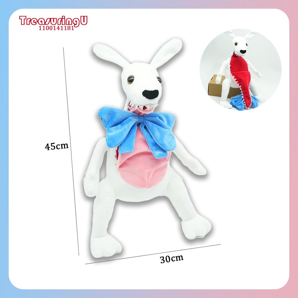 TreasuringU 45cm Rabbit Plush Toys 99 Night In Forest Stuffed Doll Cute Black Cat Animals Game Plushies Birthday Gift