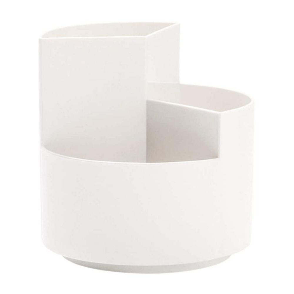 Вращающийся на 360 градусов держатель для ручек, настольный органайзер для канцелярских принадлежностей, большая емкость, пластиковый контейнер для хранения кистей для макияжа