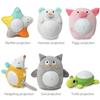Kids Soft Toys Stuffed Sleep Led Night Lamp Stuffed Animal Plush Toys with Music Lamp Stars Projector Light Baby Toys for Girls Boy