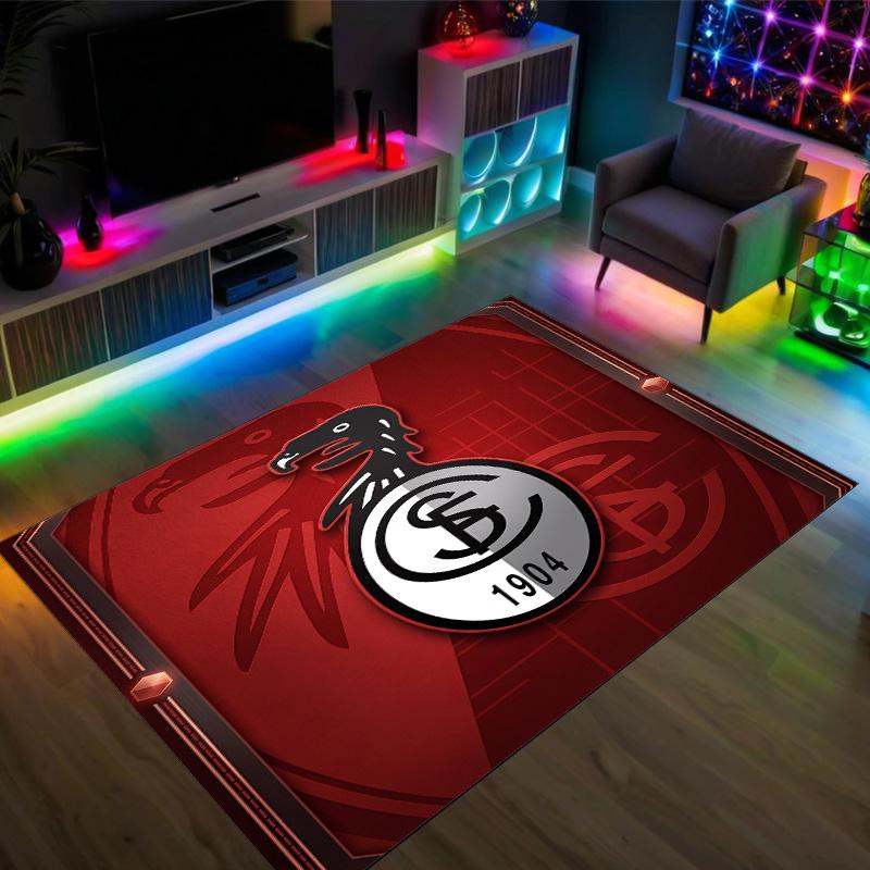 SC Freiburg FC Design Crystal Velvet Carpet Cozy Non?Slip Printed Rug For Bedroom Living Room Entrance