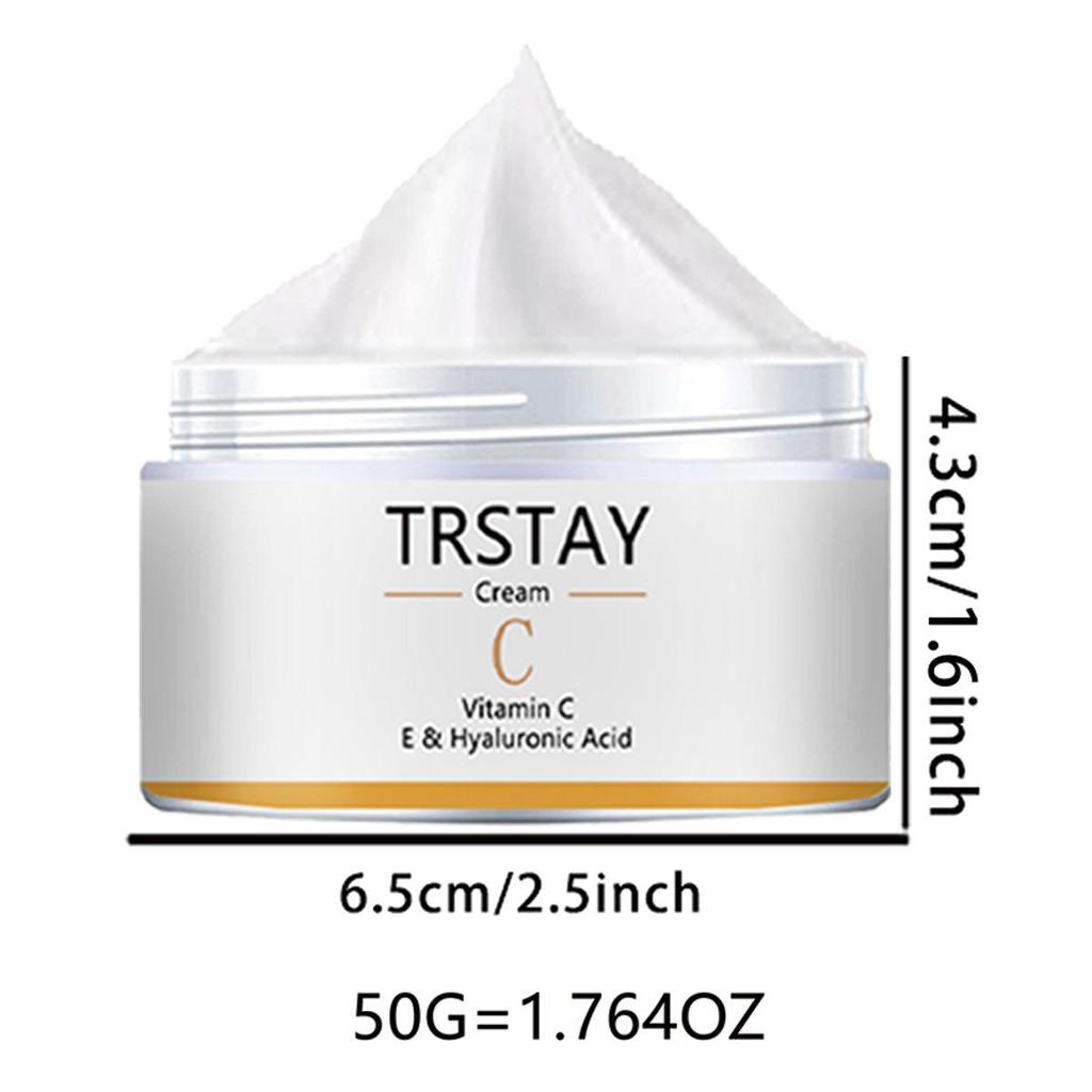 Крем для лица, крем с витаминами С, Е и гиалуроновой кислотой, антиоксидант, отбеливающий и осветляющий увлажняющий крем