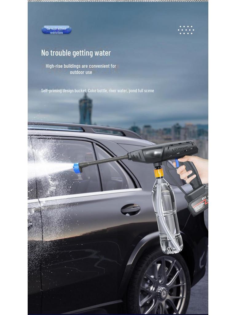 Высоковольтный портативный беспроводной автомобильный краскопульт