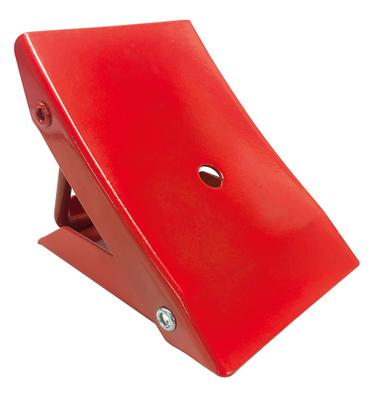 Стопор для колес Emerson EM-353, складной, 1 шт., красный, стальной, совместим с легковыми автомобилями, обычными автомобилями, автофургонами, 1 коробка