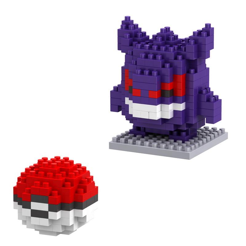 75 Style Pokemon Building Blocks Assembly Anime Picachu Charizard Doll Blastoise Bulbasaur Gengar Bricks Toy For Kid Gift