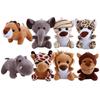 For Girl Jungle Brother Tiger Elephant Small Pendant Plush Keychain Stuffed Doll Keychain Stuffed Animal Toy Animal Plush Toy