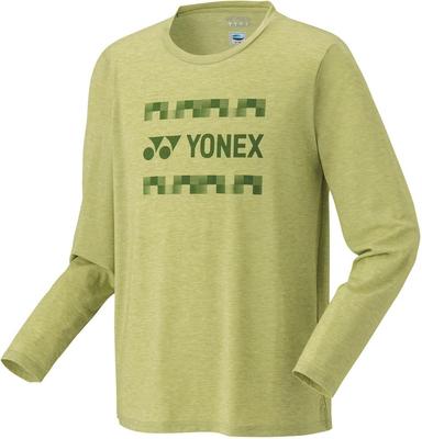 Рубашка с длинным рукавом Трава-зеленый M [Yonex] Футболка (Подходящий стиль) (467)