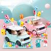Сборка автомобиля, строительные блоки, украшения, детские игрушки для девочек и мальчиков, подарок 1086, кабриолет 1087