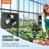 Shutter Exhaust Fan Shop Exhaust Fan 406 mm Remote Control Wall-mount EC