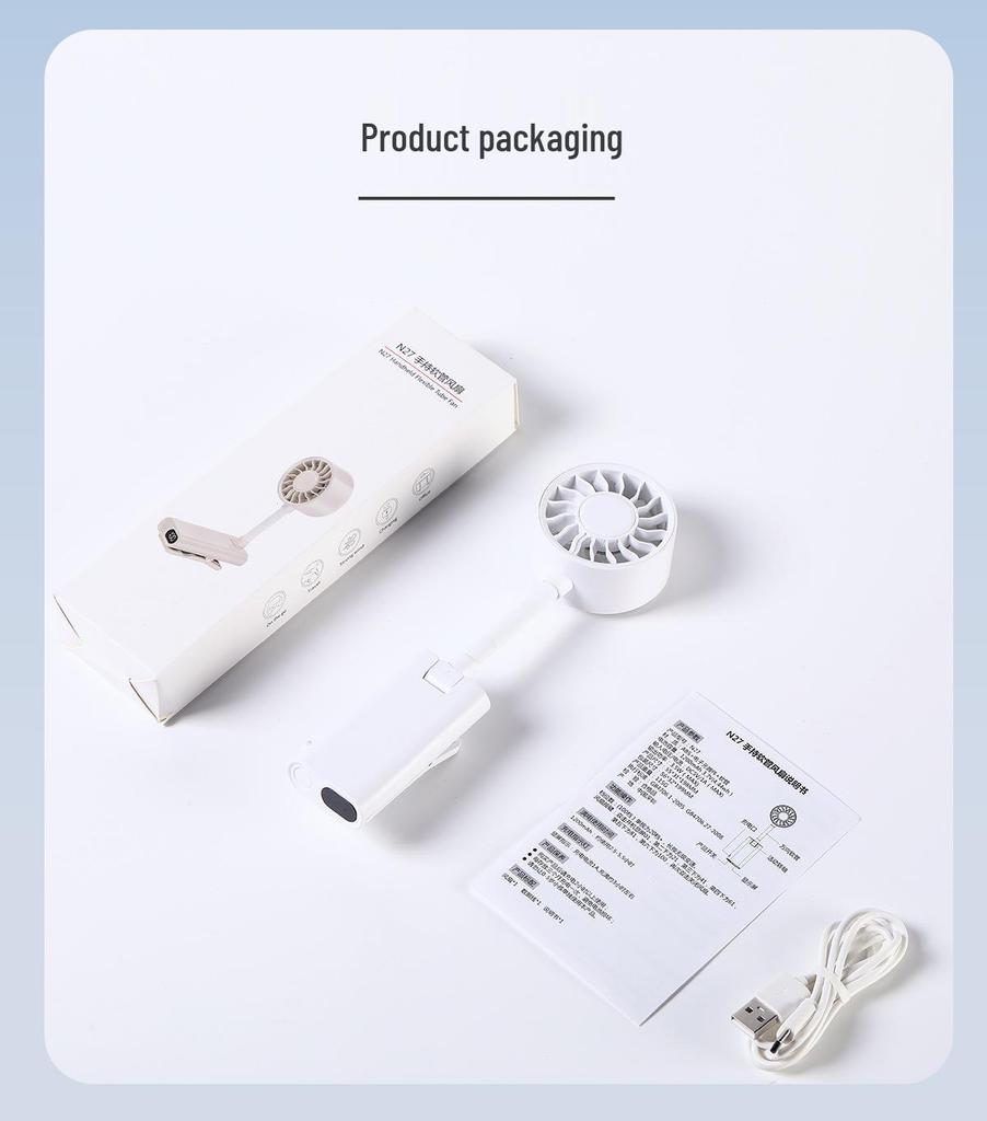 Portable 360° Clip-On Mini USB Fan for Outdoors and Umbrellas