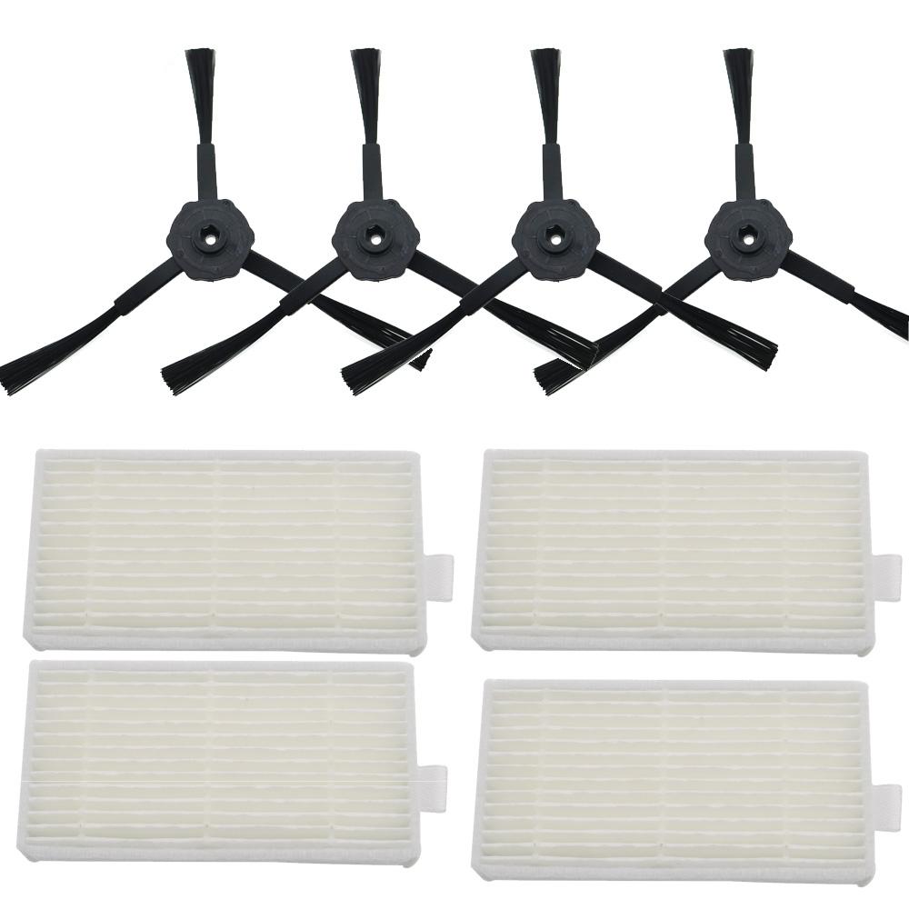 Primary HEPA Filter Side Brush Replacement for ILIFE V3 V3s V5 Pro X5 V55 V50 Robot Vacuum Cleaner Parts
