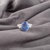 Natural Tanzanite Gemstone 925 Sterling Silver Jewelry Handmade Engagement Ring RR-66-16