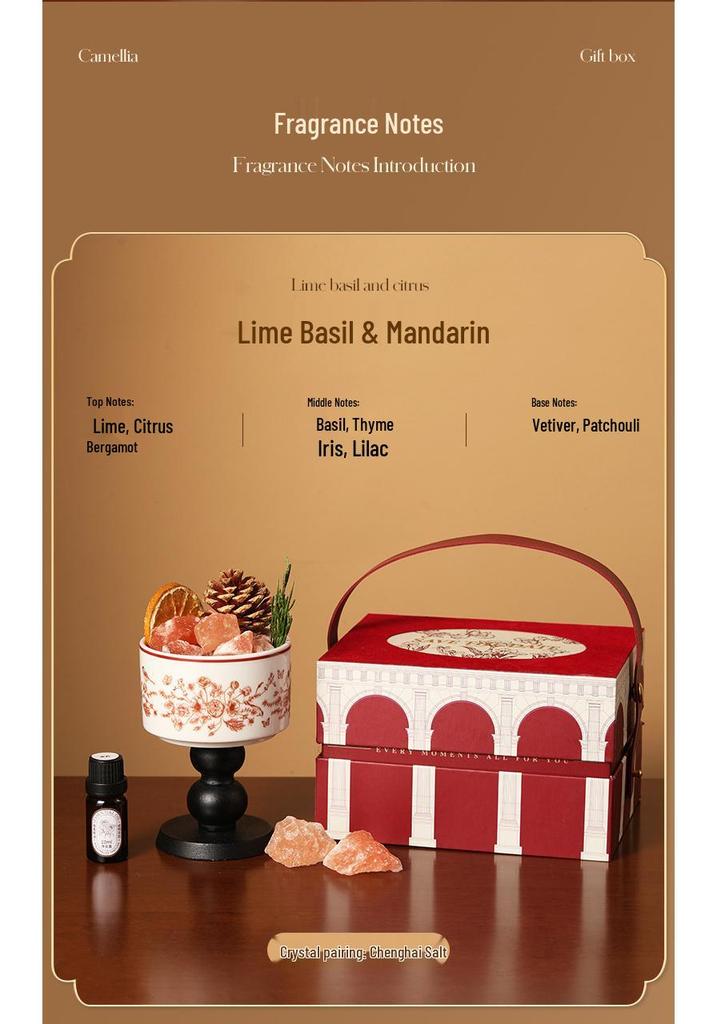 Crystal Stone Flameless Aromatherapy Diffuser: Elegant Ornament & Gift for Girls' Birthday and Engagement Party Favors.