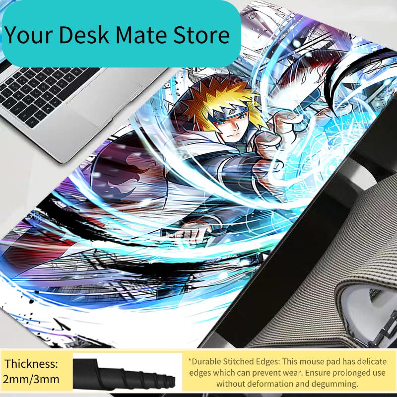 Mouse Pad Gamer Notebook Games Mouse Pad XXL Keyboard Pad Large Mousepad Mouse Mat Gaming Naruto Anime Durable Desk Mat