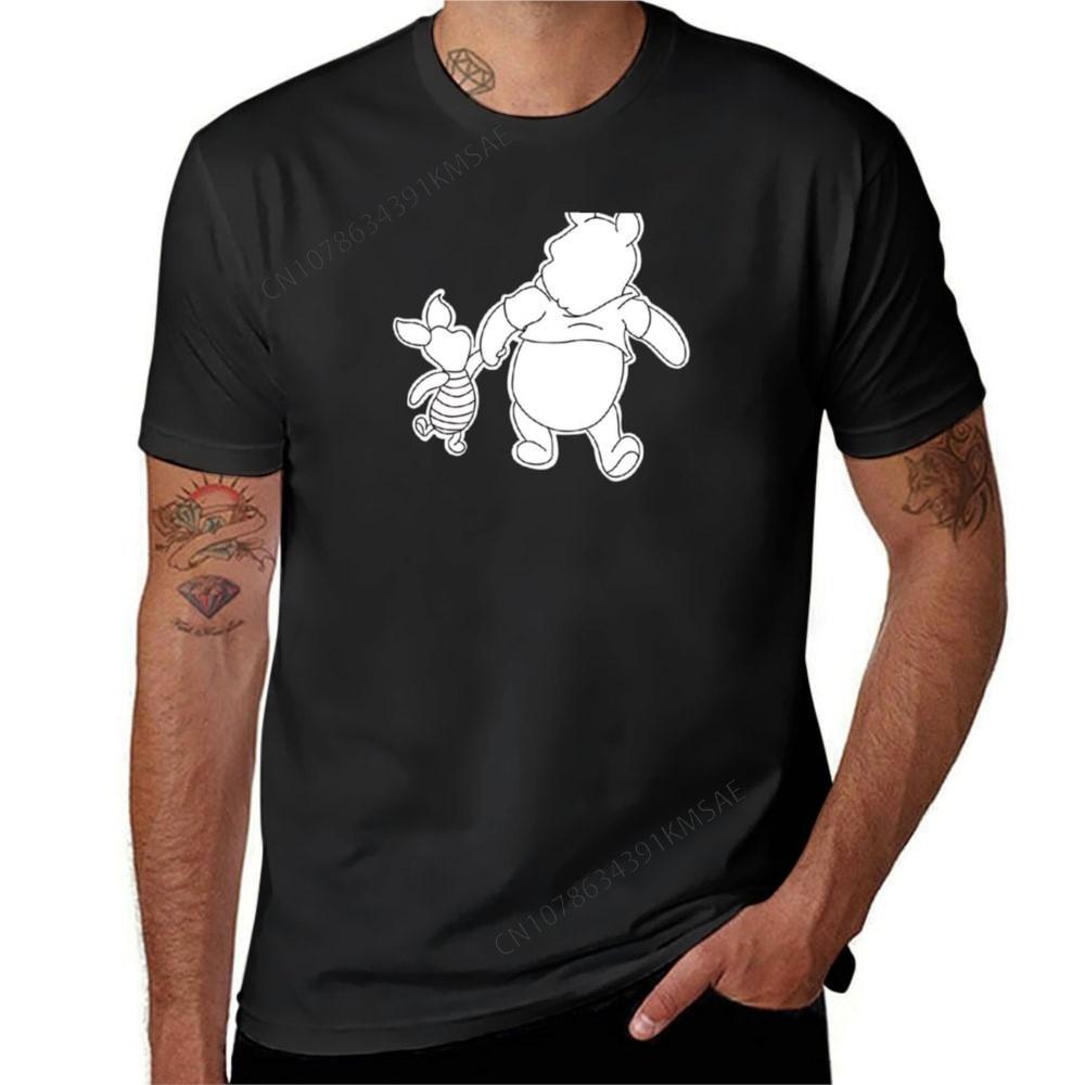 Tiny Friends Tshirt anime oversizeds blanks boys whites workout shirts for men