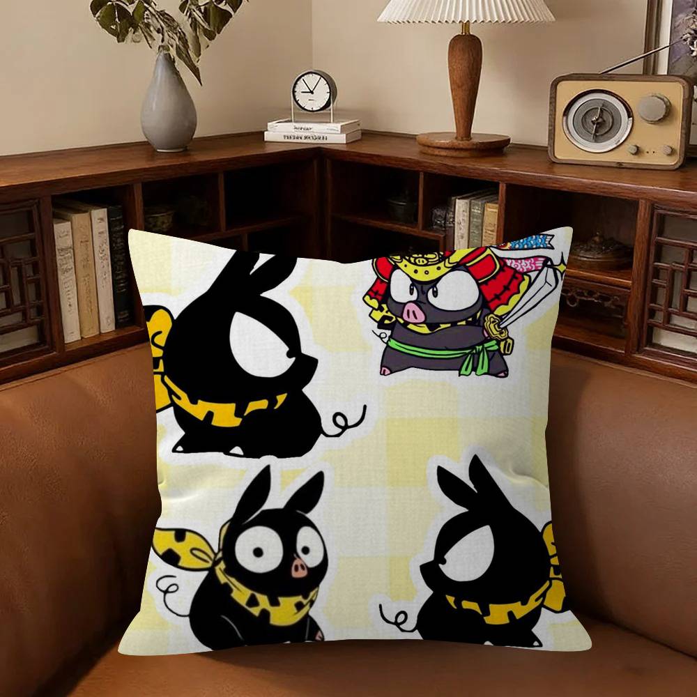 Anime Cute Ranma P Chan Ryogas pig Pillow Cushion Cover Pillowcase Living Room Sofa Home Decor Customized