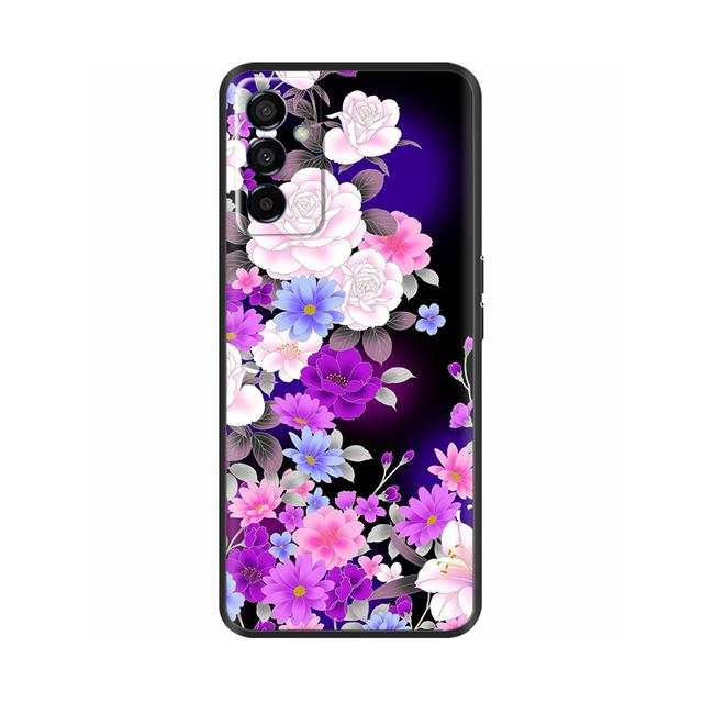 Case For Samsung F13 Case Cute Pattern Black Back Protectived Mobile Phone Cases For Samsung Galaxy F13 Sm -E135f F 13 Bumper