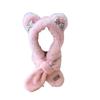Cozy Fleece-Lined Winter Hat & Scarf with Cute Bow and Ear Protection for Kids