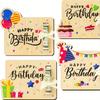 2pcs/4pcs Birthday Money Holder for Cash Gift Ideas - Fun Money Gift Cash Holder, Wooden Money Birthday Card Holder
