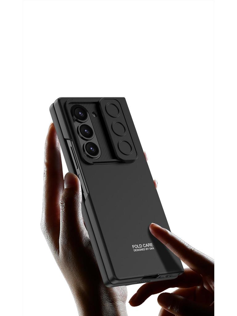 Матовая защитная чехол-книжка Samsung Z Fold6 со встроенной защитой экрана