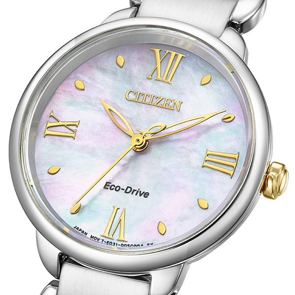 Citizen EM0927-87Y ( Смотреть L CITIZEN L Коллекция Eco-Drive ROUND на солнечных батареях) Круглые часы, серебро