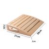 Sauna Headrest Wooden Headrest Modern Minimalist Style