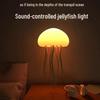 Smart Voice-Controlled Jellyfish Lamp: Creative Floating Atmosphere Night Light with Agile, Swimming Tentacles