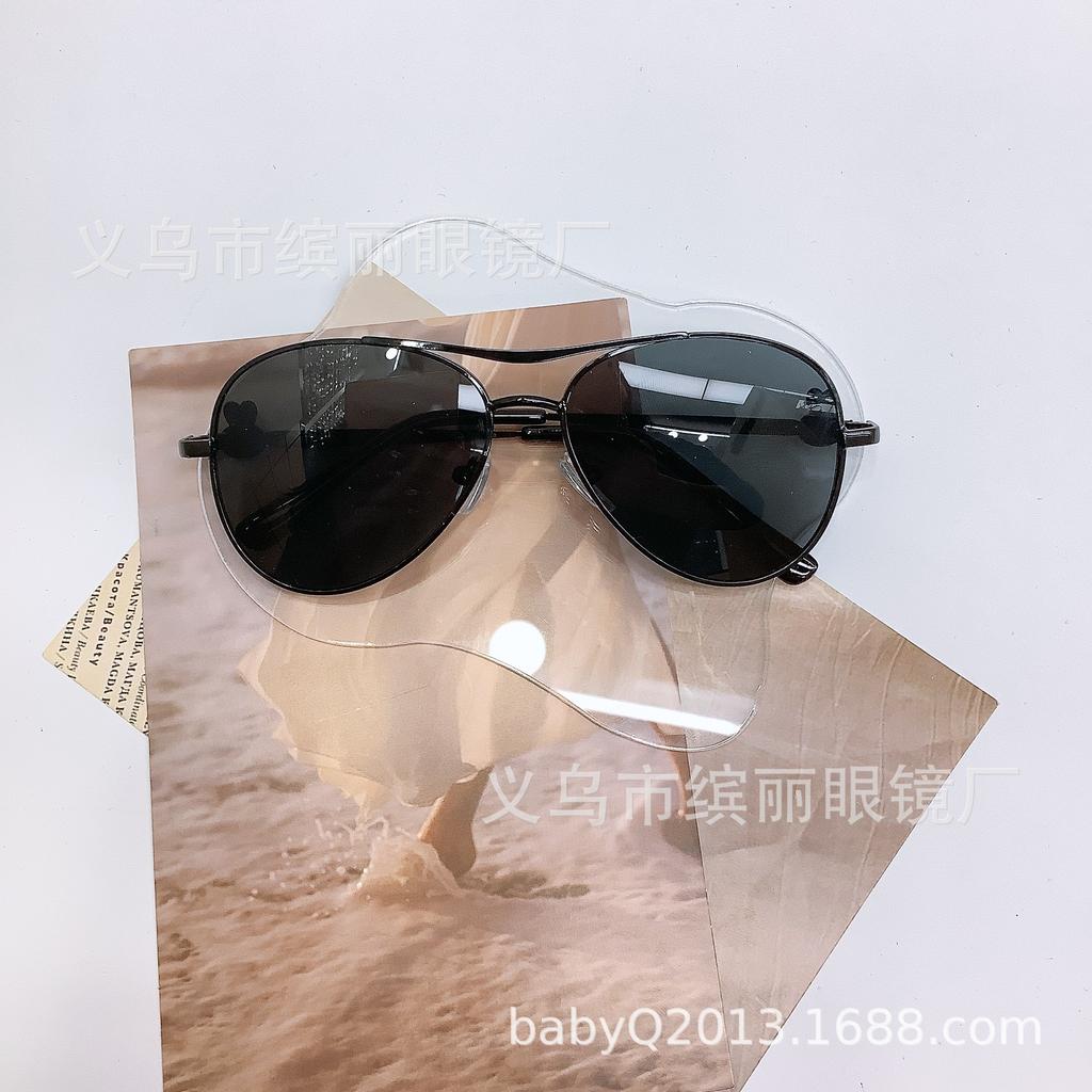 Классические очки-жабы для девочек, симпатичные солнцезащитные очки, модная металлическая оправа, защита глаз, защита от солнца, защита от ультрафиолета, очки для мальчиков