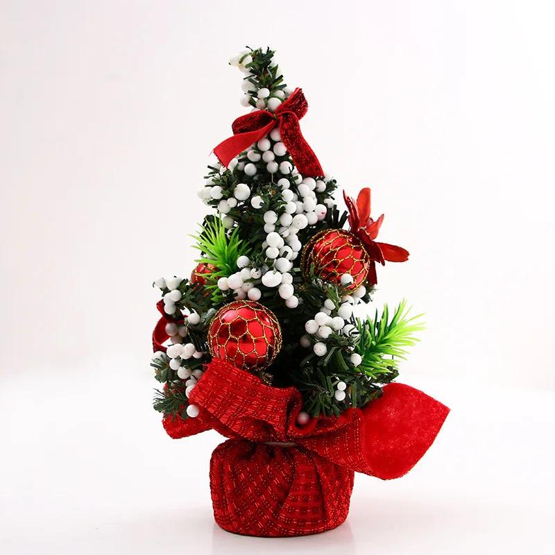 Christmas Tree 20CM Mini Set Tree Tabletop Decoration for Children Gift Tree Trumpet Decoration Wholesale