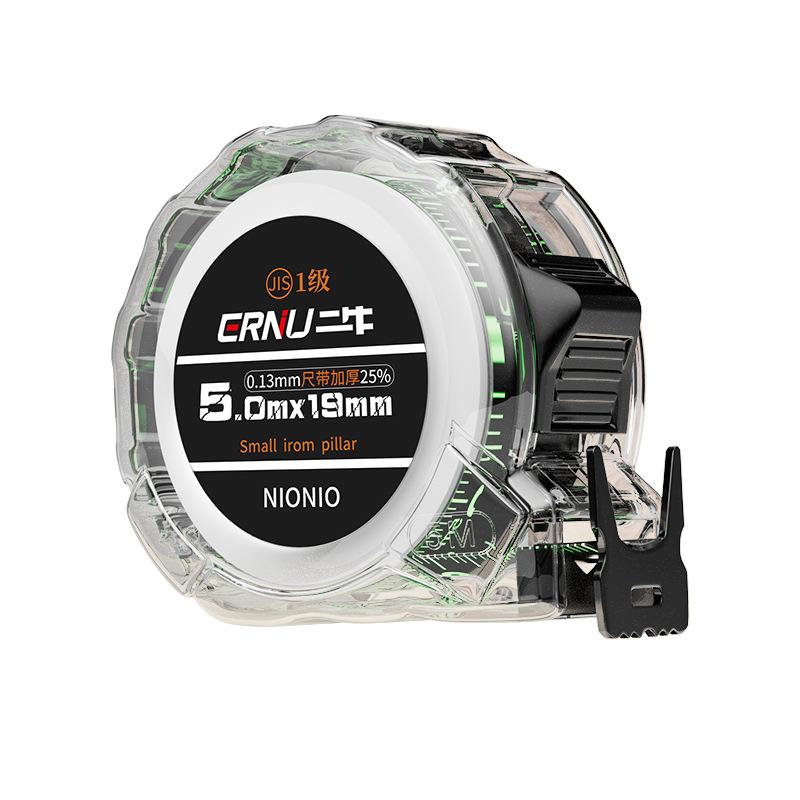 3/5/7/10 м флуоресцентная рулетка с двухсторонней шкалой, черная технология, износостойкая утолщенная многоцелевая измерительная лента