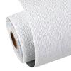 5 Meters / Roll 3D Self-adhesive Thicken Waterproof Wallpaper Linen Textured Pure Color Home Decorative Refurbished Sticker