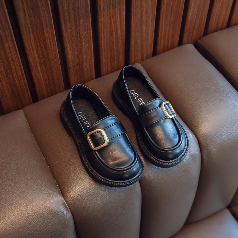 Новое поступление Туфли на мягкой подошве Винтажные Лоферы для Девочек, Повседневные Балетки и Туфли для Выхода Обувь для Девочек Удобная Молодежная Обувь