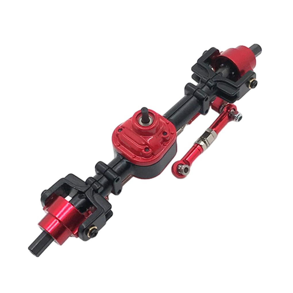 Metal Front and Rear Axle Set for WPL C14 C24 C34 C44 B14 B24 1/16 RC Car Upgrades Parts