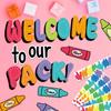 63Pcs Classroom Bulletin Board Decorations Set - Welcome to Our Pack Crayon Cutouts with Border Trims for School Classroom Door Home Wall Decorations