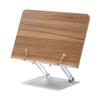 Reading Fits Up To Made of Load Capacity Angle Reading E-Supply Bookstand, Stand, Large, B4, Wood, Foldable, 1.5kg, Tablet, Laptop, Adjustment, Stand,