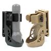 Tactical 360° Rotating Flashlight Holster with Lever Side Lock System Set General Torch Set Plastic Torch Set Set Quick Unplug