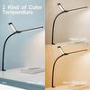 USB Powered Dual Head Reading Light Clip-On LED Desk Lamp with Adjustable Gooseneck