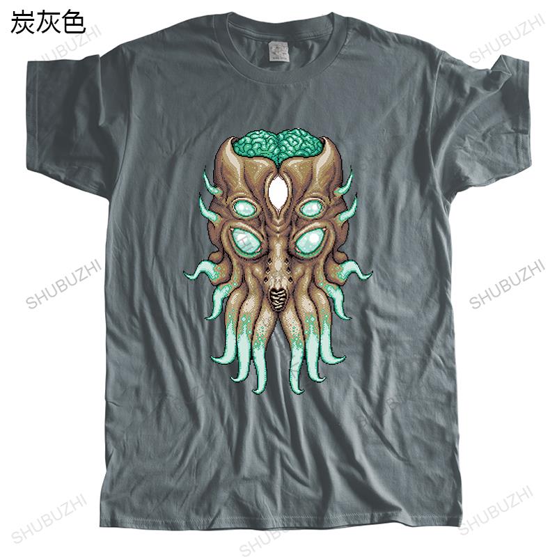 Men Fashion Brand T-shirt O-neck Tshirt Black New Terraria T Shirt Terraria Moon Lord Unisex Tee-shirt Teenagers Cool Tops
