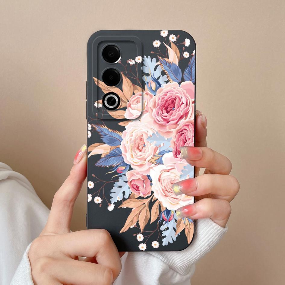 Чехол для OPPO Narzo 70 Pro Realme P1 Pro A3 Pro Забавный узор авокадо Чехлы Защитная пленка для экрана Жидкий силиконовый окрашенный корпус с защитой от падения для OPPO