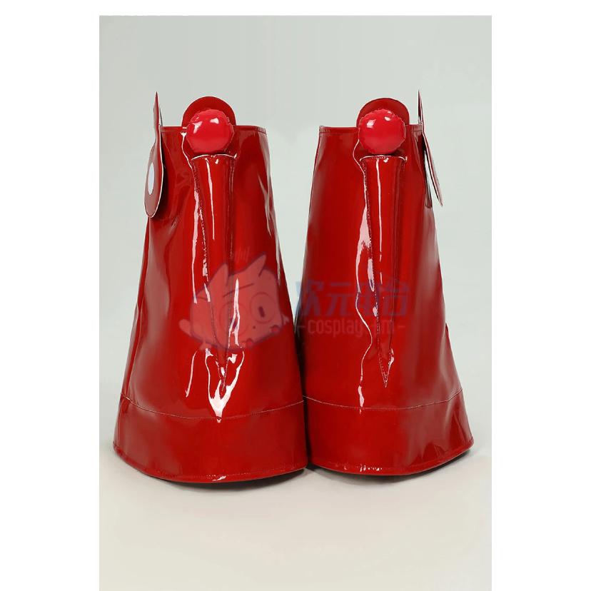 Monkey D Luffy Egghead Cospaly Costume Anime OP Red leather coat skirt hat shoe cover Halloween party cute woman man uniform