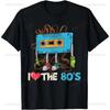 Funny Birthday Gift 1980 80s Cassette Tape Eighties Vintage T-Shirt Cotton Women Men Style Shirts for Unisex Clothing Streetwear